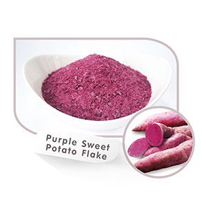 Drum Dried Purple Sweet Potato Flake Powder