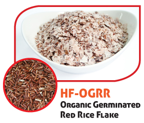 Organic Germinated Red Rice Flake 